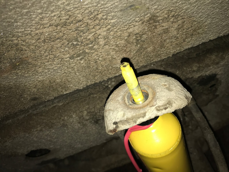 I had the metal washer and rubber bushing in the wrong place for this picture, I did flip them around. This was a test fit.